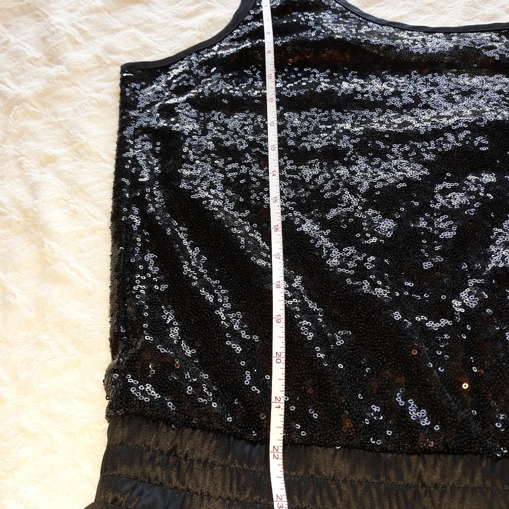 Eva mendes black Jump suits with sequins size XL - Picture 5 of 8